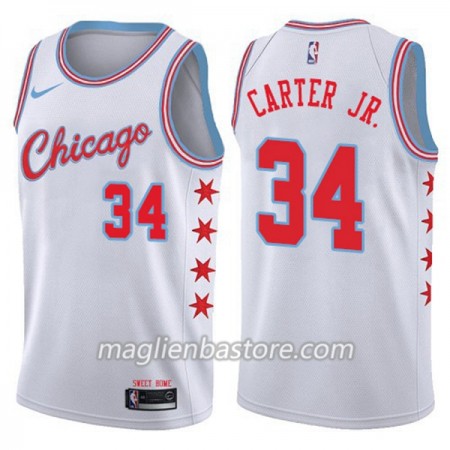 Maglia NBA Chicago Bulls Wendell Carter 34 Nike City Edition Swingman - Uomo
